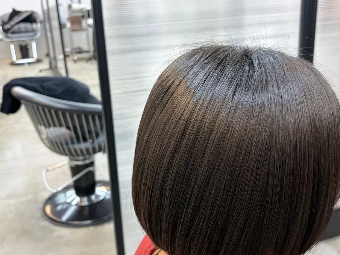 パーマ 縮毛矯正 縮毛矯正/ 豊島怜のヘアスタイル