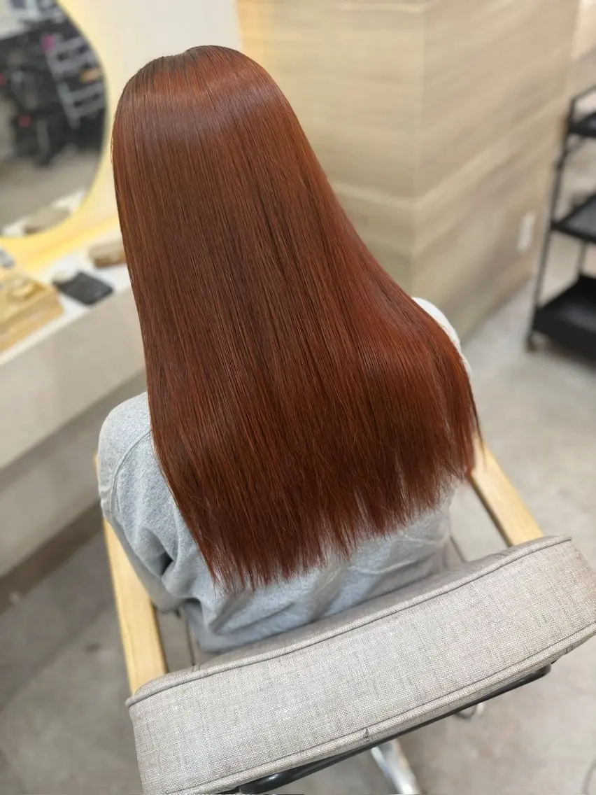 カラー ヘアカラー ‎🤍りく 透明感カラー/熊谷のヘアスタイル