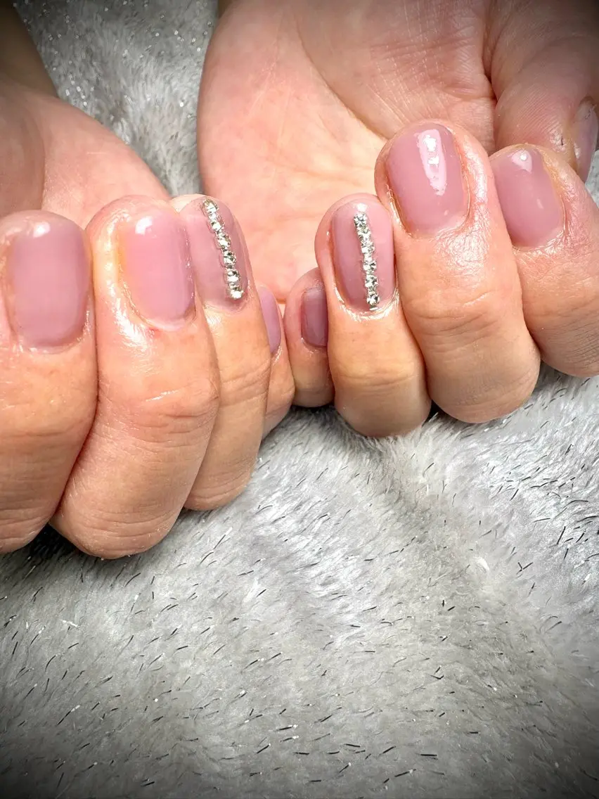 ネイル ワンカラーネイル ピンク シンプルネイル ハンドネイル nail.s misatoのネイルデザイン