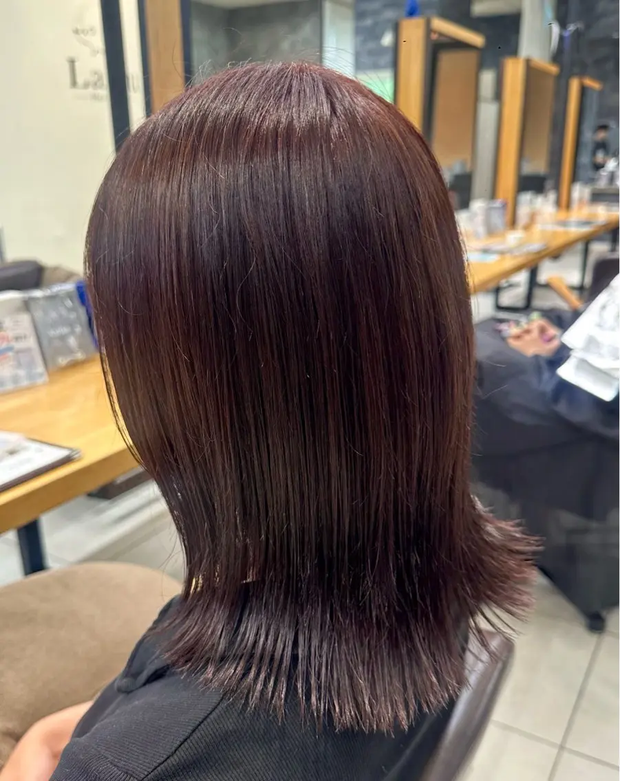 セミロング カラー ブラウンカラー 透明感カラー ラベンダーカラー ラベンダーブラウン ヘアカラー 💎透明感カラー💎 🌟佐藤壮也🌟のヘアスタイル