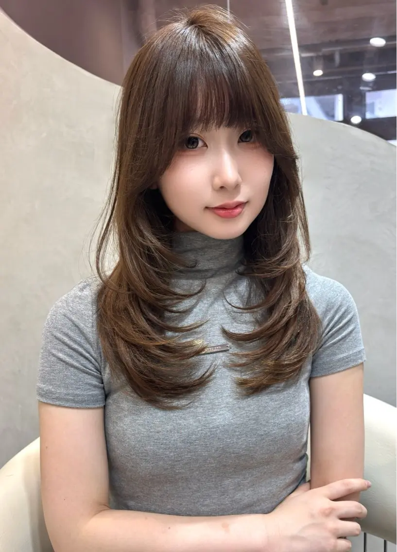 ロング カラー ヘアアレンジ カット ヘアカラー トリートメント 髪質改善/透明感 カラー/吉田光佑のヘアスタイル
