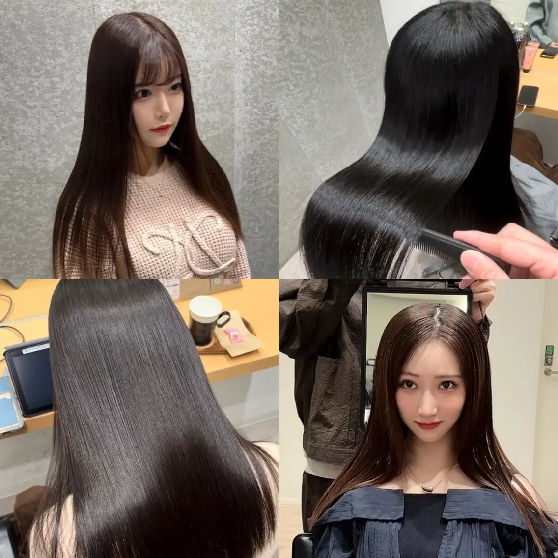 セミロング 髪質改善 トリートメント トリートメント ヘッドスパ 髪質改善ヘアケア 艶髪特化/上田のヘアスタイル