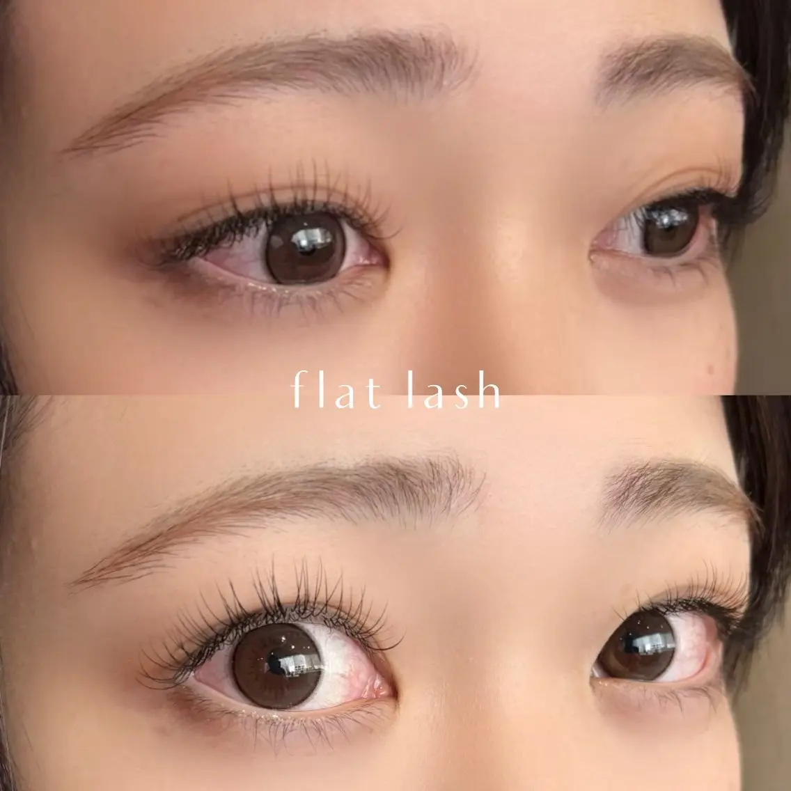マツエク・マツパ フラットラッシュ LUCY心斎橋 shionのマツエク・マツパデザイン