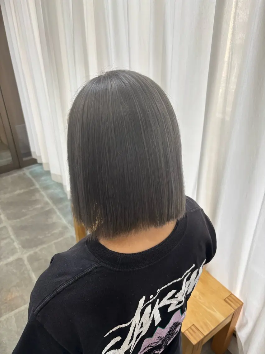 ミディアム カラー 中島 優太のヘアスタイル
