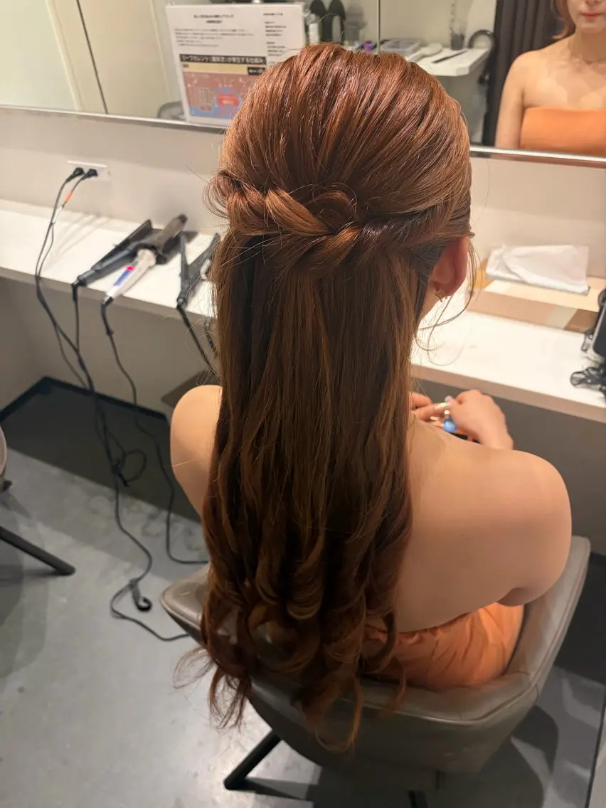 ヘアアレンジ ヘアセット amour 川崎のヘアスタイル