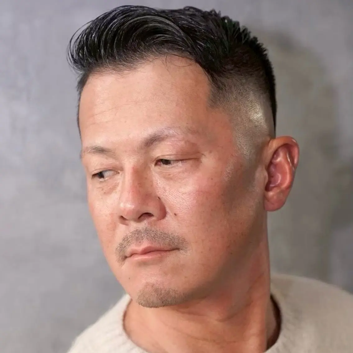 ショート カラー パーマ ヘアアレンジ メンズ キッズ ビジネス フェードカット 刈り上げ グラデーションカラー カット メンズカット/パーマ 山崎航平💈のヘアスタイル