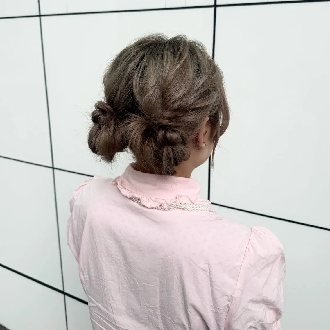 ミディアム ヘアセット 梅田Lolonois miuのヘアスタイル