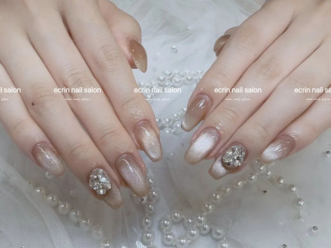 ネイル マグネットネイル ハンドネイル ハンドケア ecrin nail 錦糸町(ミオ)のネイルデザイン