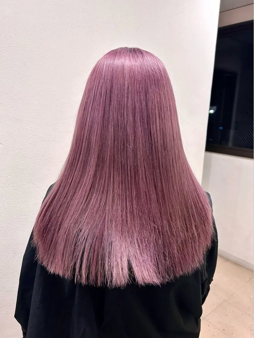 ロング カット ヘアカラー トリートメント ハイトーン/ブリーチ 🧁soraのヘアスタイル