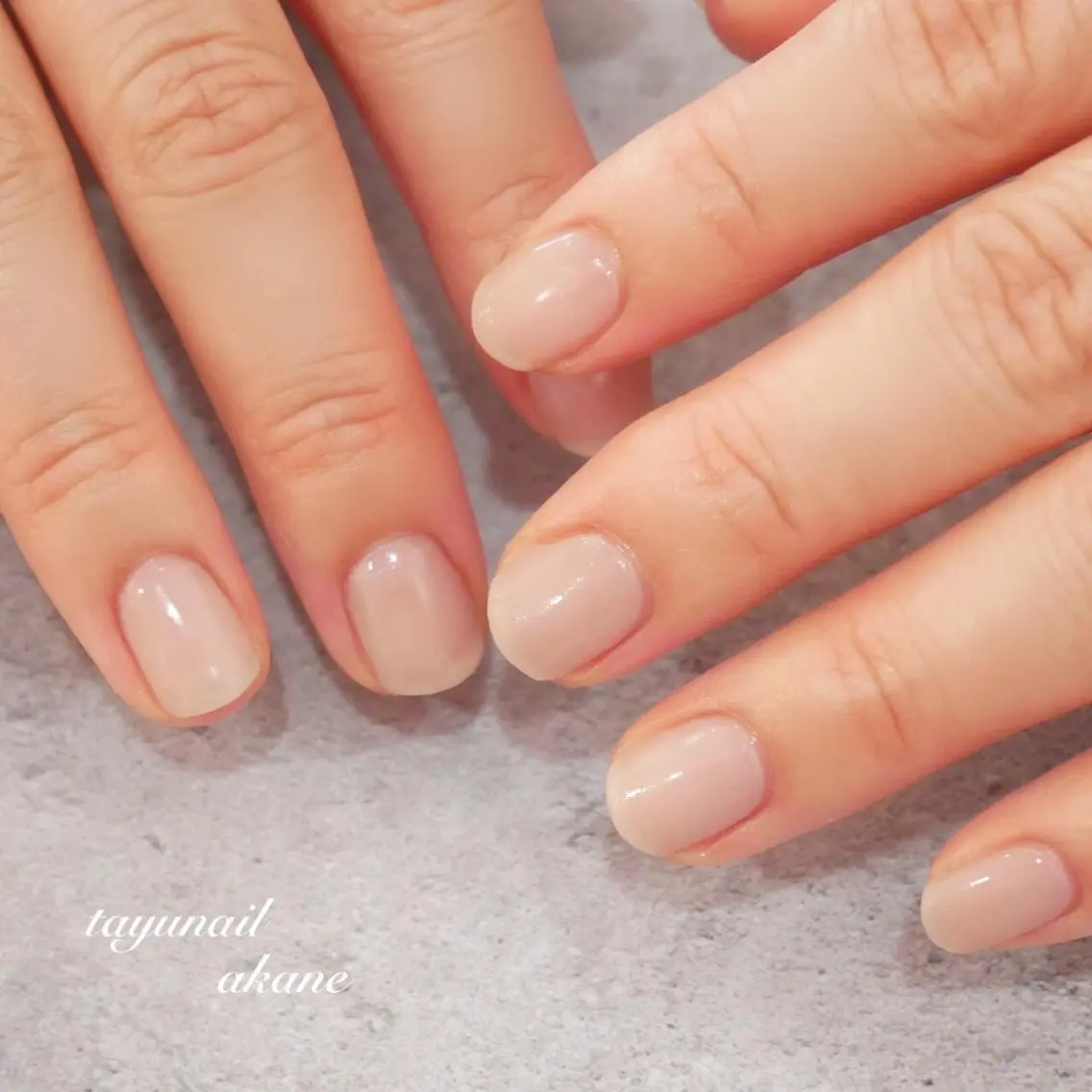 ネイル ブルー ジェルネイル ワンカラーネイル パラジェル 春ネイル ネイルサロン 【たゆnail】のネイルデザイン