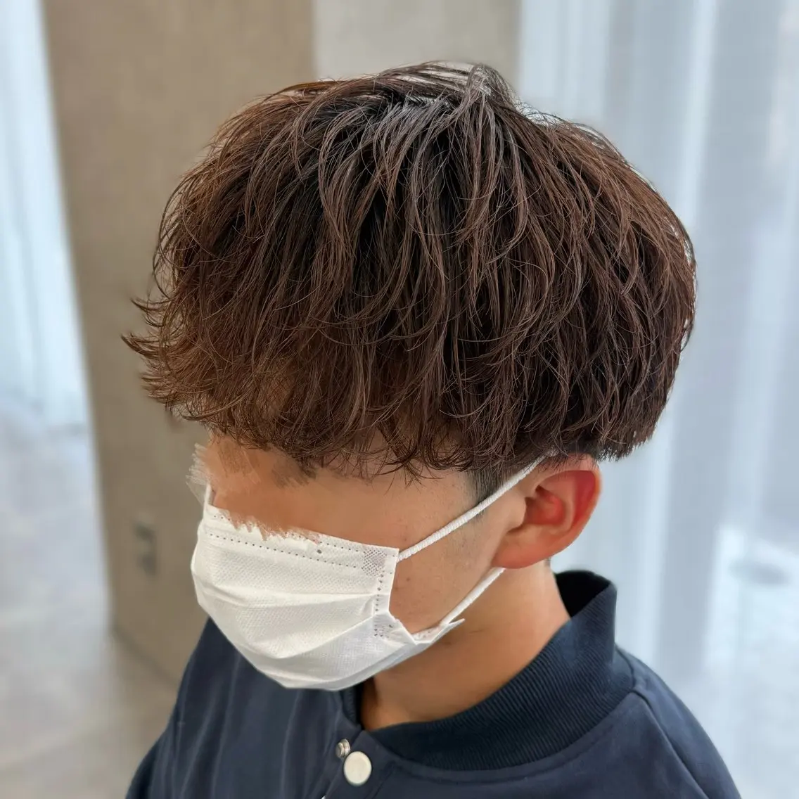 パーマ メンズ メンズパーマ スパイラルパーマ カット パーマ 楓🍁毛流れ パーマ/無造作パーマのヘアスタイル