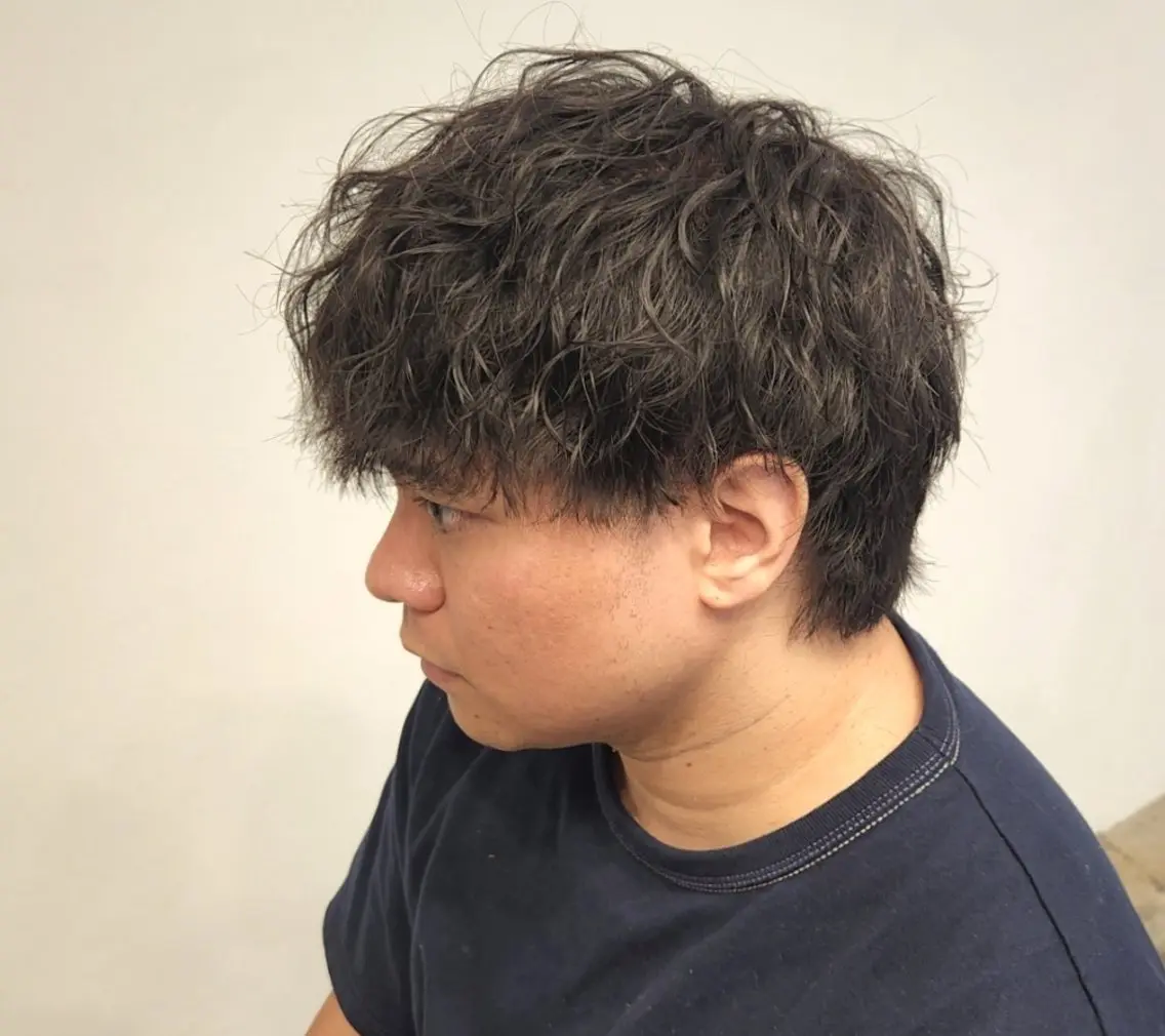 ショート パーマ メンズ 【イケメン風パーマ】 SHOFYのヘアスタイル