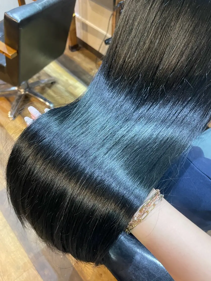 カラー ブルーカラー ヘアカラー MIKA💫 艶髪/透明感カラーのヘアスタイル