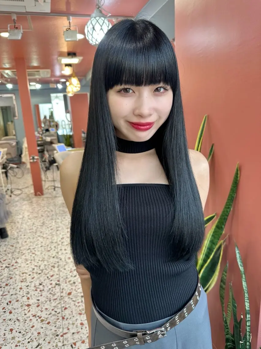 【地毛風◎巻ける美髪縮毛矯正】カット＋ストレート＋トリートメント🫧の写真