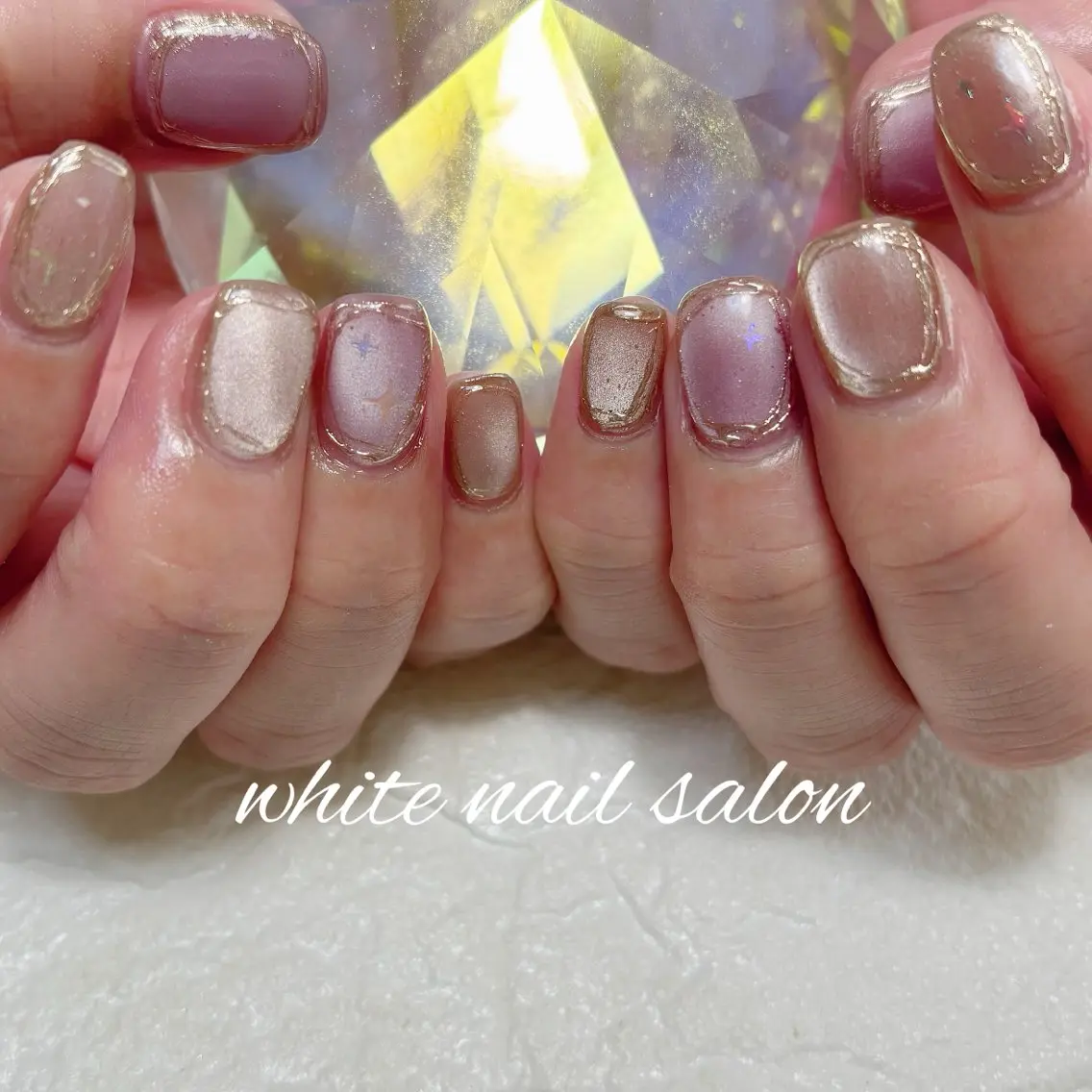 ネイル フットネイル ハンドネイル white nail salonのネイルデザイン