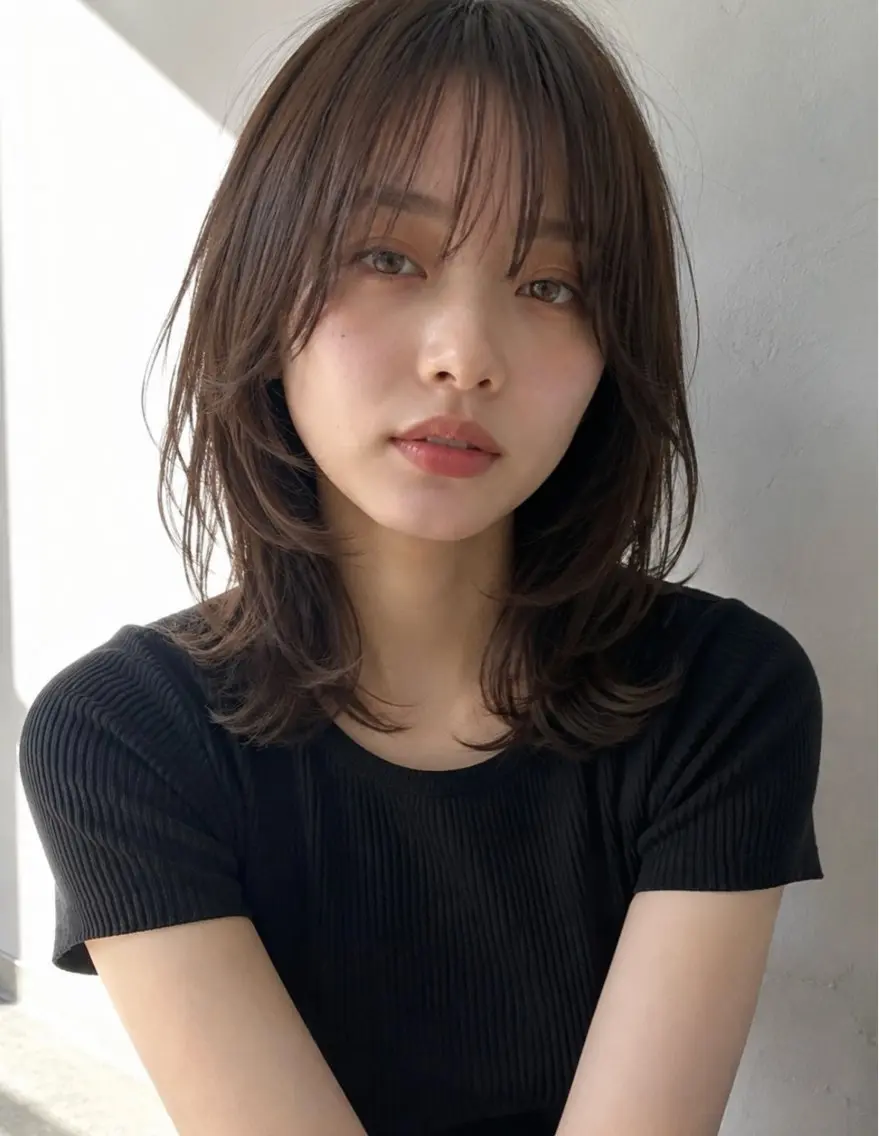 ミディアム 田中 巧のヘアスタイル