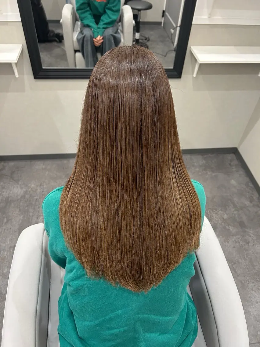 セミロング カラー トリートメント 完全個室マンツーマン サロン☘MAHIROのヘアスタイル