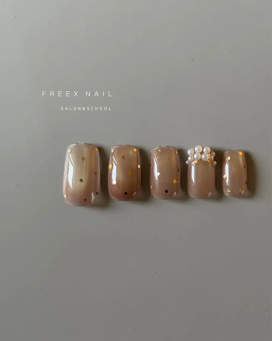ネイル ドット ハンドネイル ハンドケア freex nail /ニュアンス/個性派のネイルデザイン