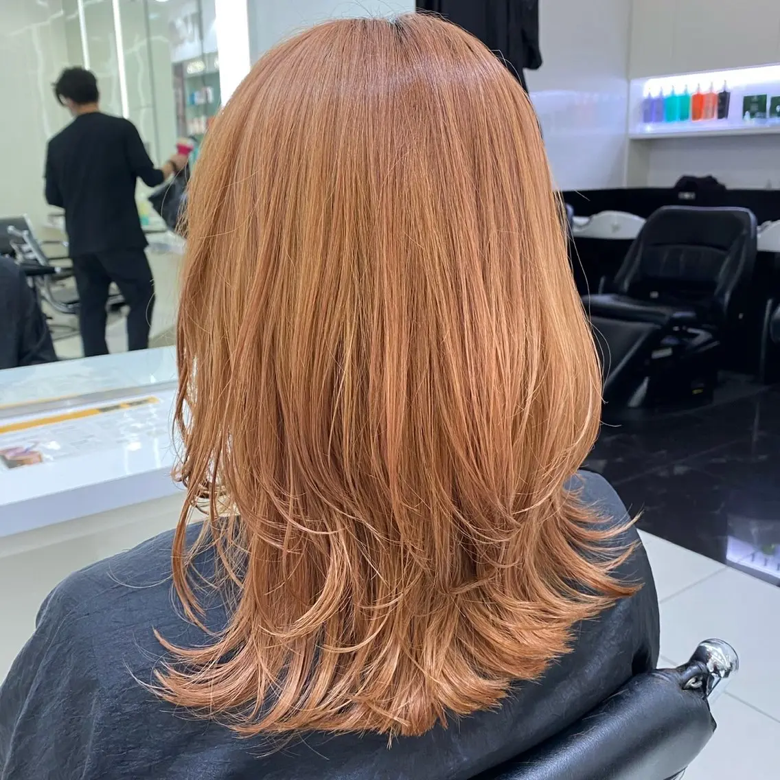 ミディアム ミディアムレイヤー レイヤーカット 海外ヘア /　 Juanのヘアスタイル