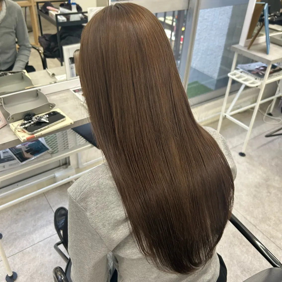ロング カラー ブリーチ ダブルカラー ブリーチなしカラー ヘアカラー うる艶カラー🐈 Nao🩵のヘアスタイル