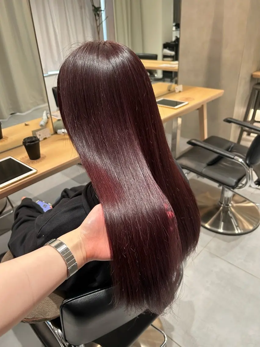 ロング カット ヘアカラー 🧚つやさらhair 🧚manakaのヘアスタイル