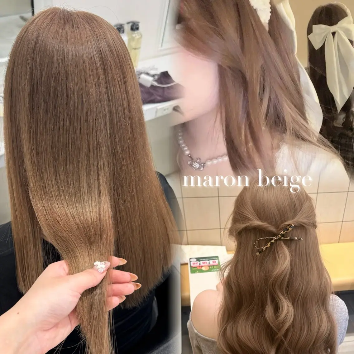 ロング カラー ヘアカラー 🎀淡色ガーリー🧁 透明感♡Nanamiのヘアスタイル