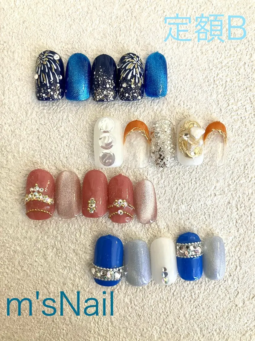 ネイル ジェルネイル パラジェル ハンドネイル m'sNail 福岡西区 ネイルのネイルデザイン