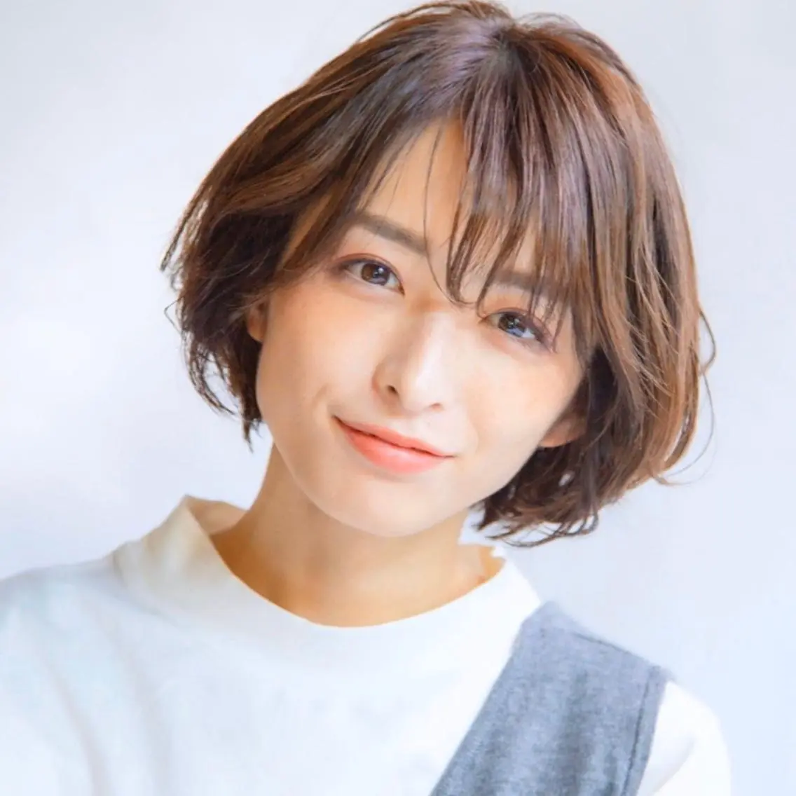 ショート パーマ 髪質改善 縮毛矯正/ レイヤー/銀座/本木のヘアスタイル