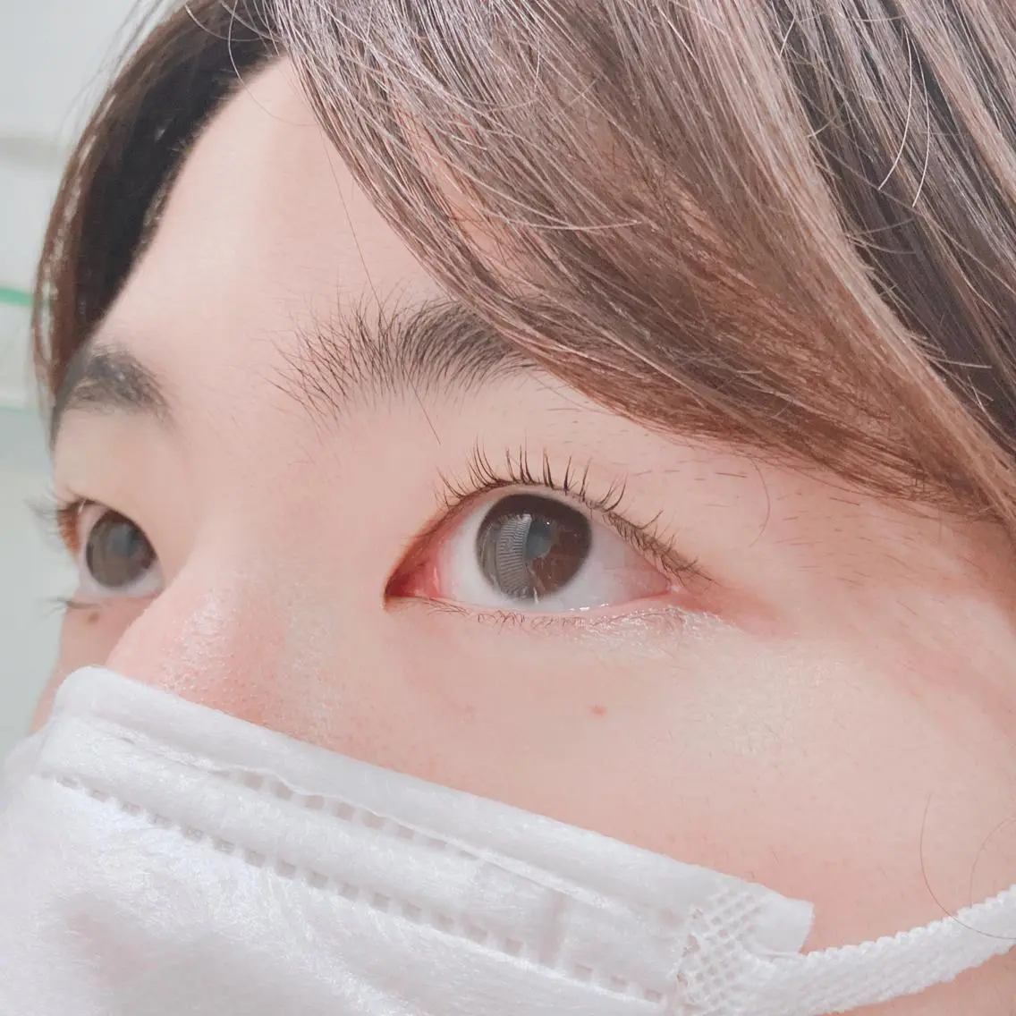 マツエク・マツパ 曲がる縮毛矯正 LIBER 岩名のヘアスタイル