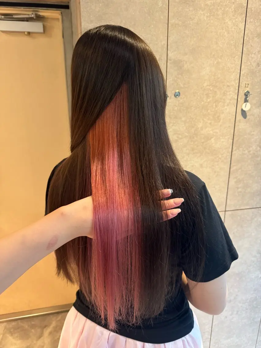 ロング カラー ヘアカラー 🎀 Ririka🎀のヘアスタイル