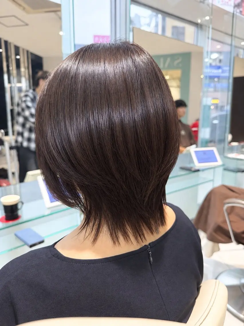 ショート カット ヘアカラー 奈良村 圭吾のヘアスタイル