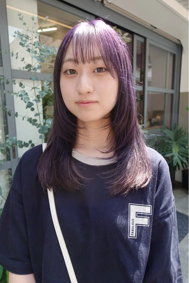 ロング カラー パープルカラー 広美◎ <hiromi>のヘアスタイル