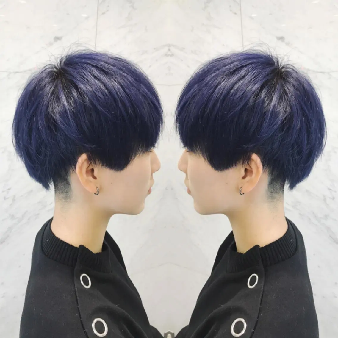 ショート カラー カット ヘアカラー トリートメント 重政 和樹のヘアスタイル