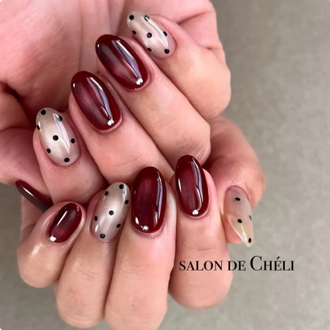 ネイル ドット ハンドネイル salon de Cheliのネイルデザイン