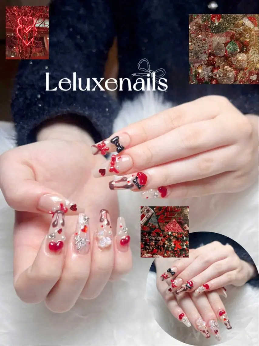 ネイル 長さ出し 持ち込み ネイルチップ le luxe nailsのネイルデザイン