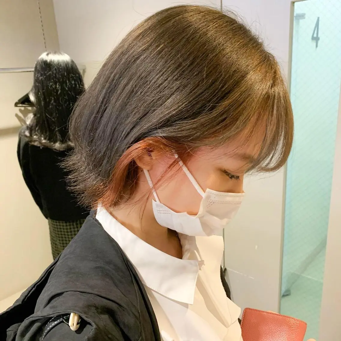 セミロング カラー ヘアアレンジ 🩵 JURI🩵のヘアスタイル