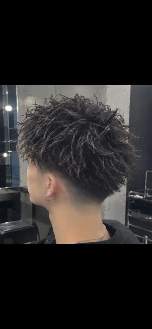 メンズ フェードカット スパイキーショート カット ★沼崎 美海★のヘアスタイル