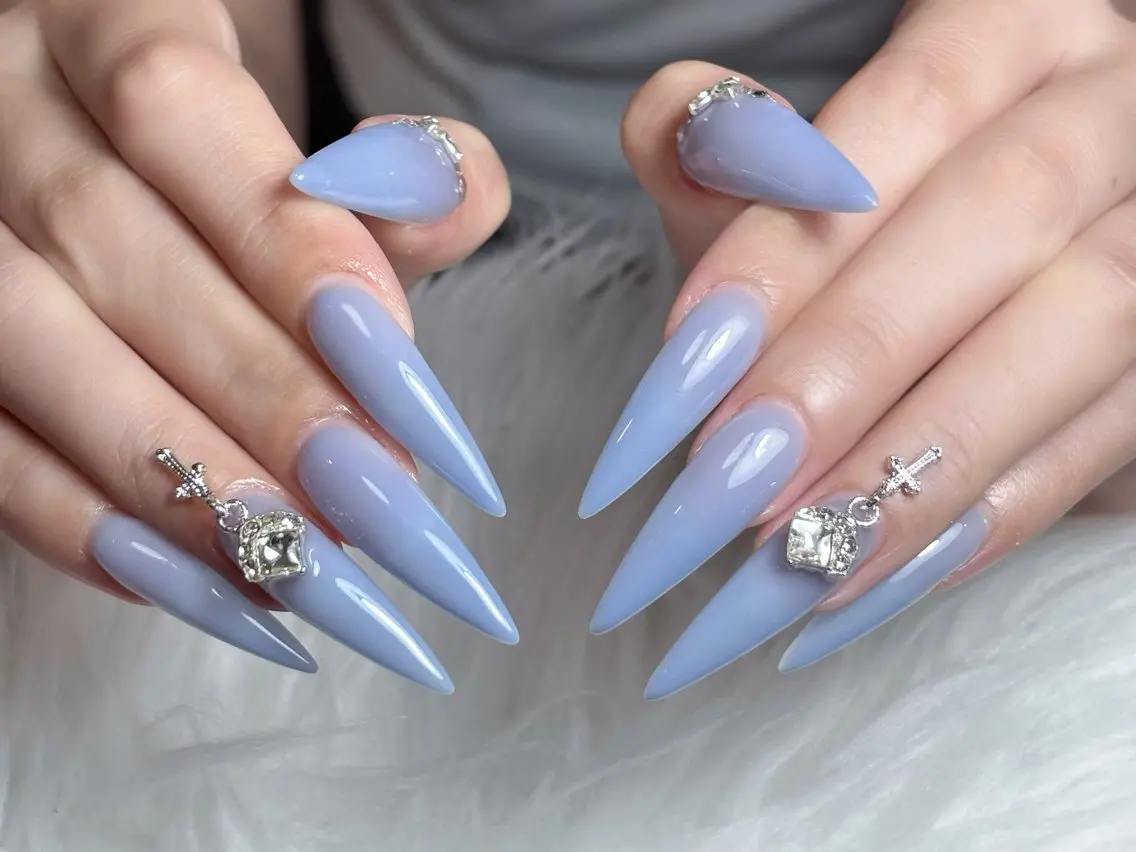 ネイル 長さ出し ロングネイル スカルプネイル スーパーロングネイル ハンドネイル Sully Nail Labのネイルデザイン