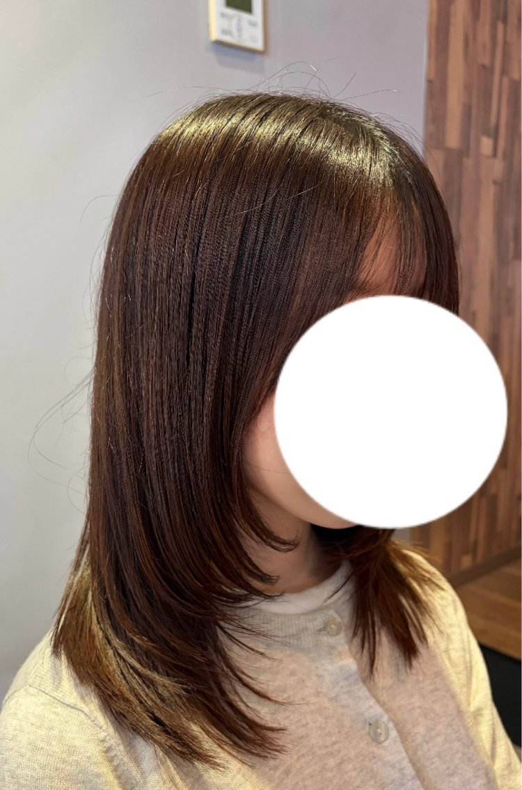 ミディアム カット カットモデル RURUのヘアスタイル