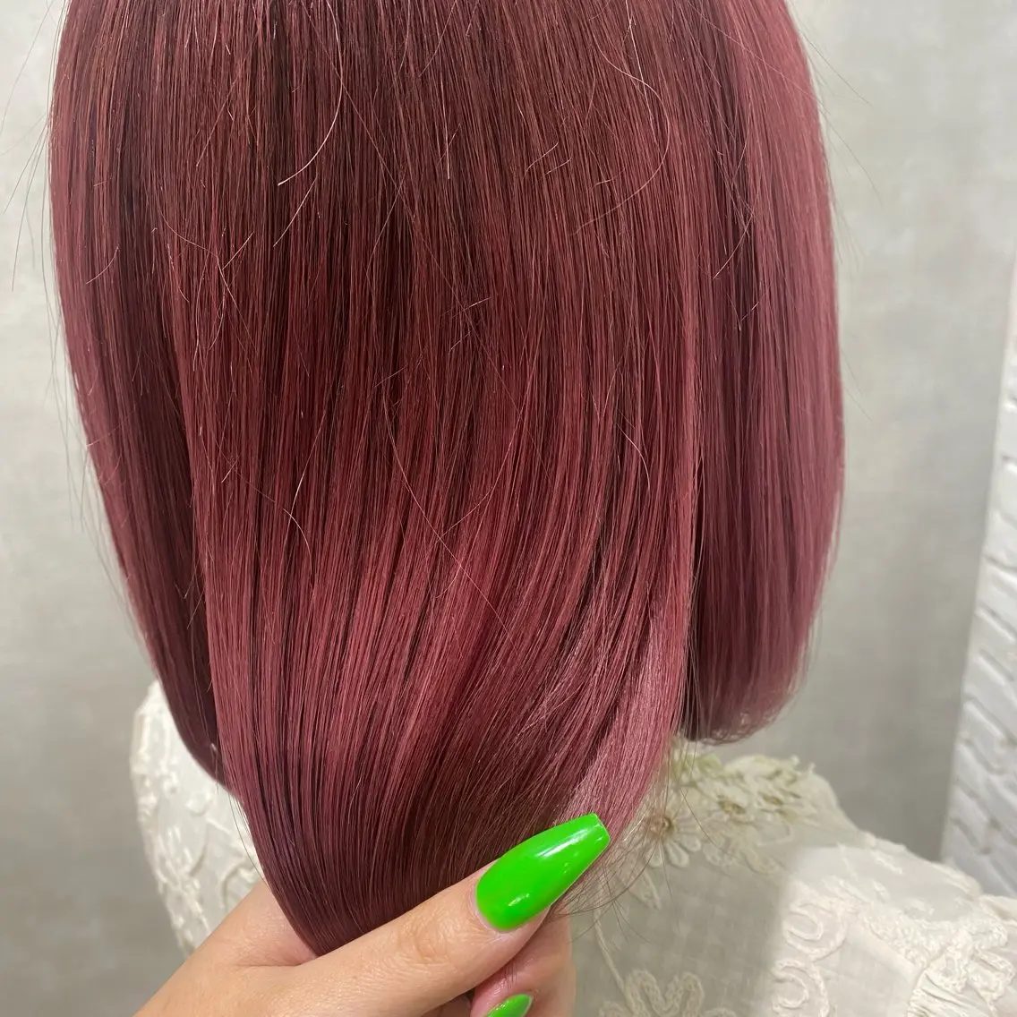 ミディアム 髪質改善 トリートメント ヘアカラー belle   / kaede🍁のヘアスタイル
