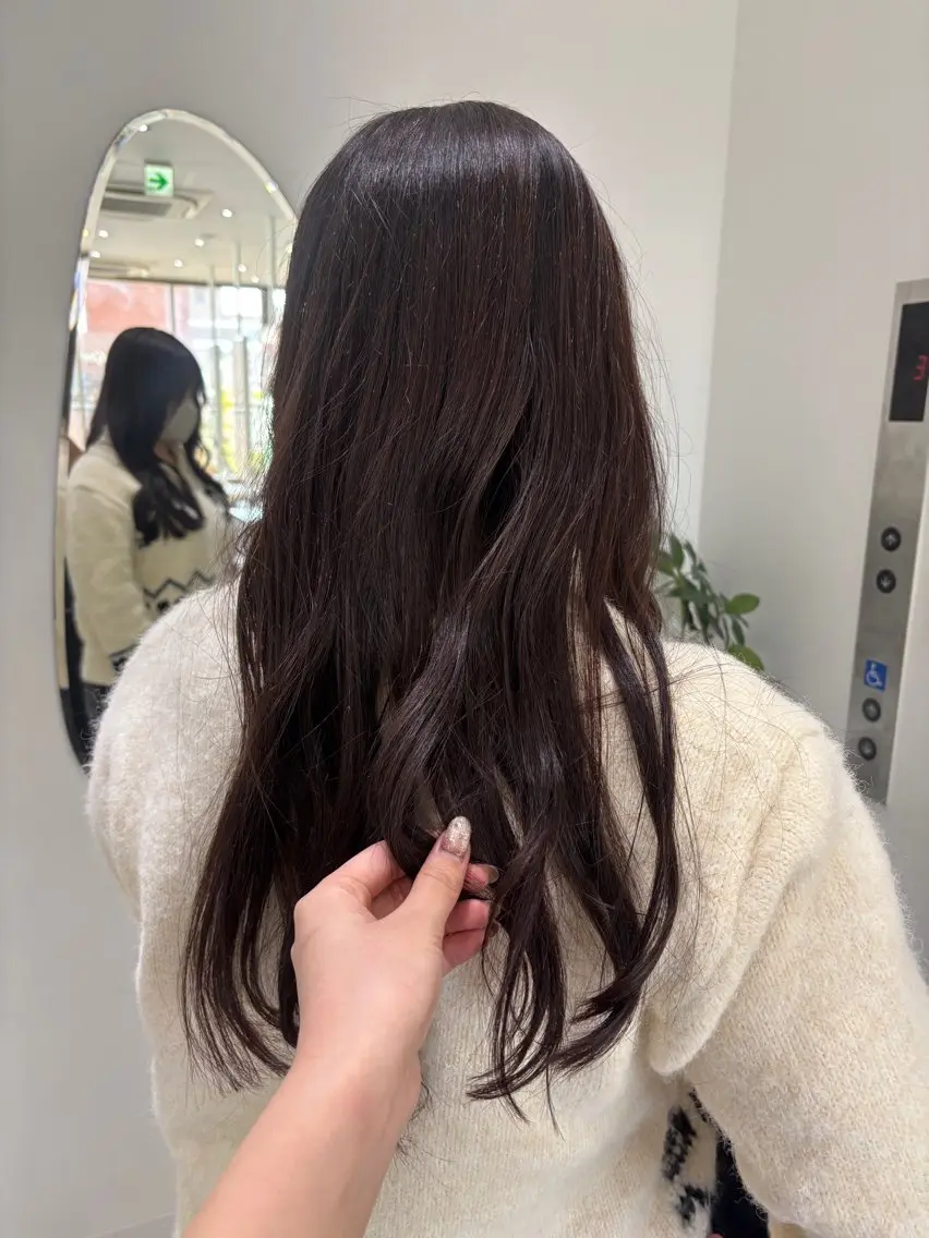 ロング ヘアカラー トリートメント Zina天神/ nozomiのヘアスタイル
