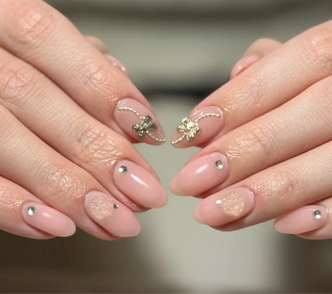 ネイル ハンドネイル ハンドケア 🍑 momo_nailのネイルデザイン