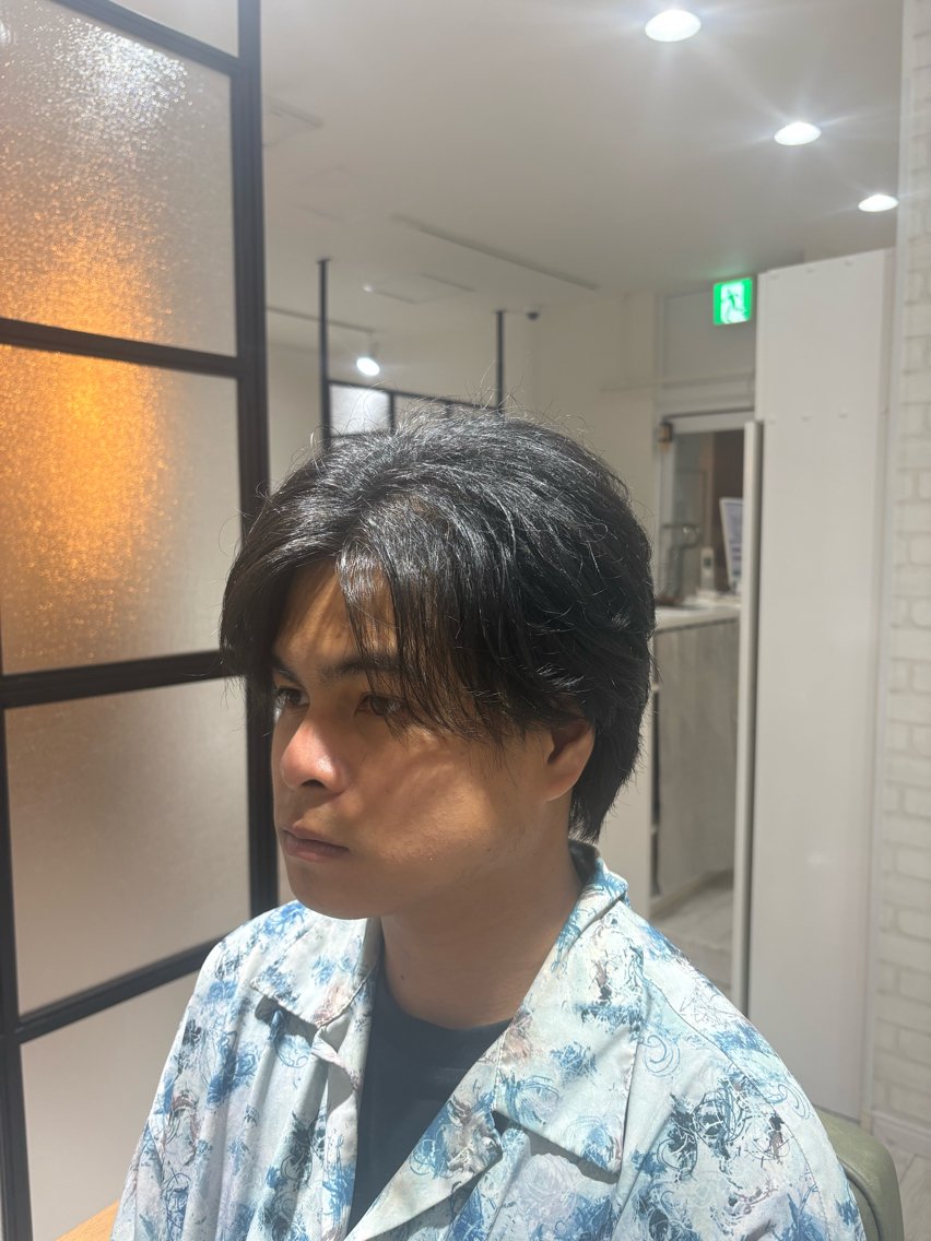 メンズ カット ヘアカラー 空閑 永知のヘアスタイル