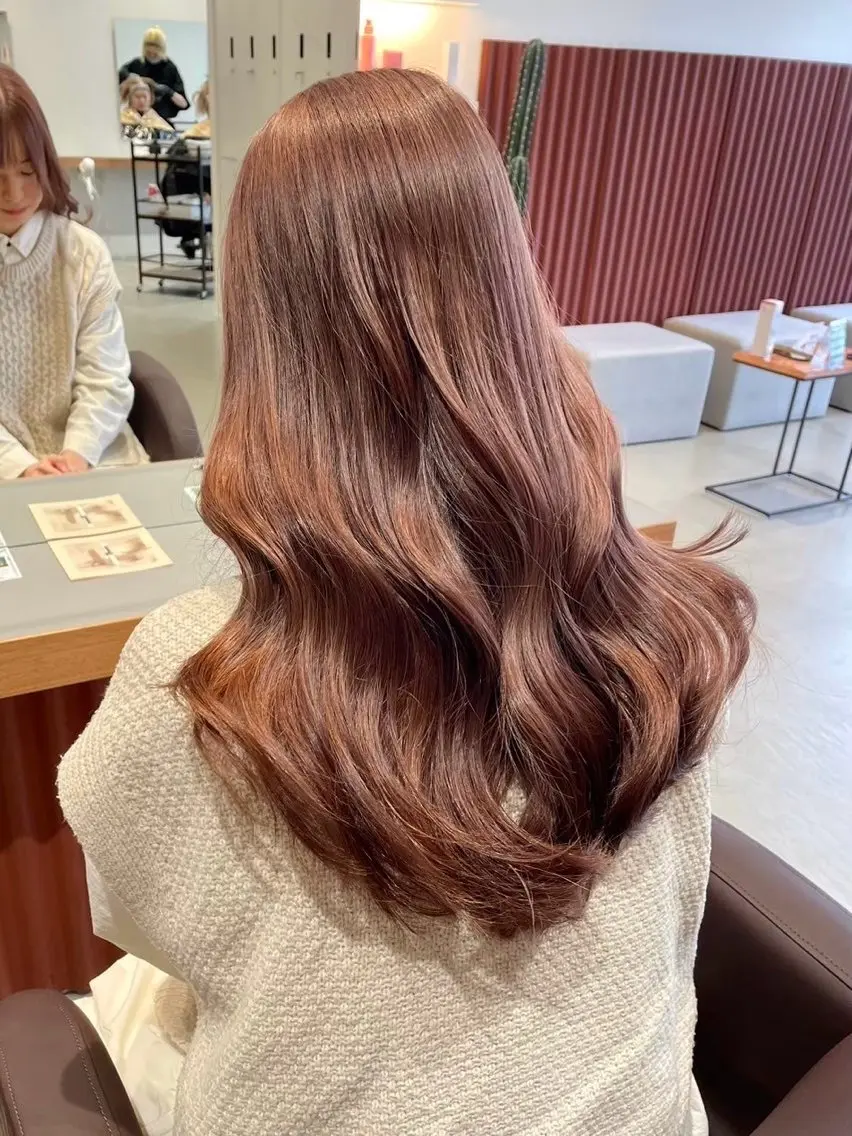 ロング カラー ゆい/髪質改善 ×艶カラー🫧のヘアスタイル