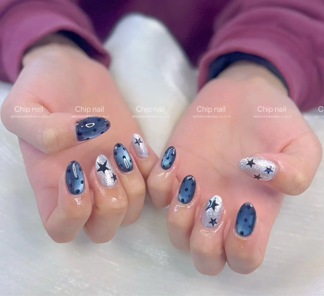 ネイル ロングネイル ハンドネイル chip nail harukaのネイルデザイン