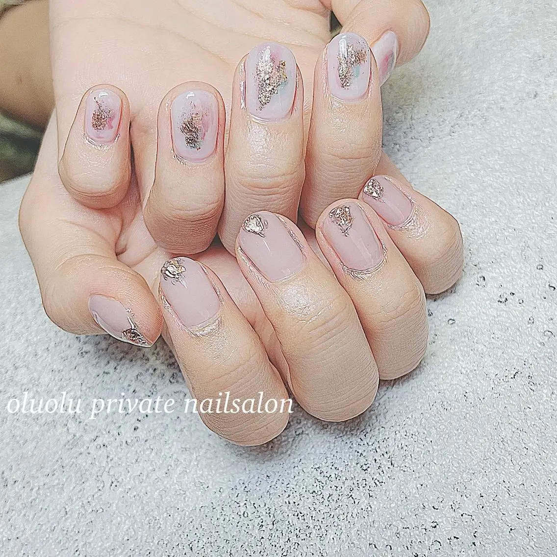 ネイル アートネイル フットネイル ジェルネイル ミラーネイル ニュアンスネイル ハンドネイル 大村 紬華のネイルデザイン