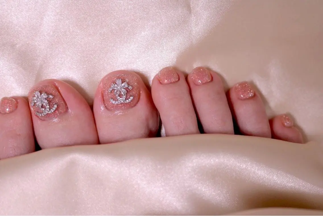 foot free nail（オフなし）フットバス&甘皮処理&保湿ケア付きの写真