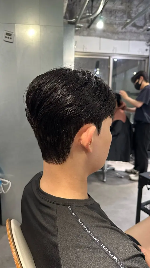 メンズ ダウンパーマ メンズパーマ カット パーマ 和 /韓国メンズスタイルのヘアスタイル