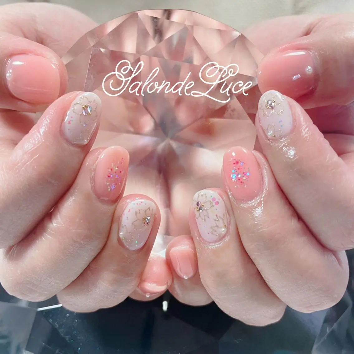 ネイル 桜ネイル Salon de Luceのネイルデザイン