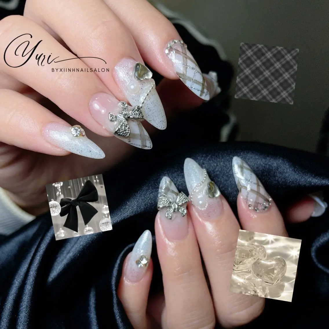 ネイル チークネイル 桜ネイル フラッシュネイル フットネイル フレンチネイル ハンドネイル YURI NAILのネイルデザイン
